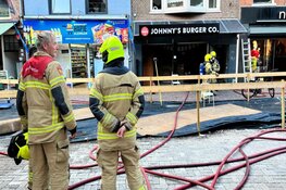 Brand in centrum van Alkmaar