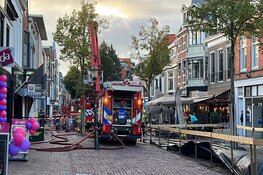 Brand in centrum van Alkmaar