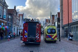 Brand in centrum van Alkmaar