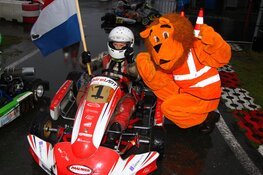 Donato Giovine (11) houdt hoofd koel en is Nederlands kampioen Mini Junior TM