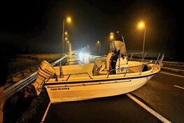 Aanhanger verliest net gekochte boot op A9
