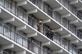Oververhit pannetje op het vuur in Alkmaar