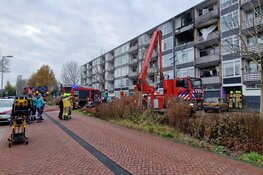 Grote brand in portiekflat aan de Mesdaglaan in Alkmaar
