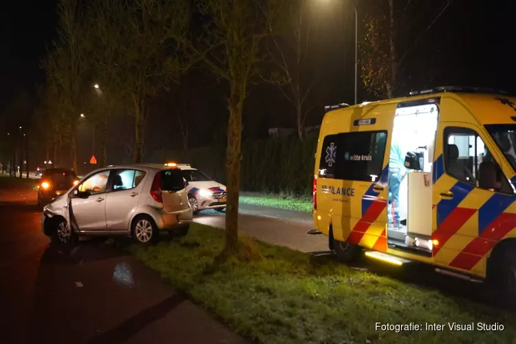 Gewonde bij frontale botsing in Heiloo