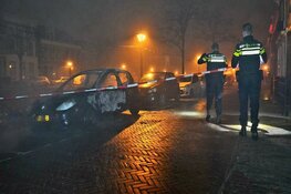 Auto door brand verwoest aan Oudegracht