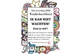 Kinderkerstfeest bij het Christelijke geloofsgemeenschap De Open Hof