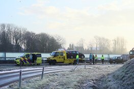 Veel blikschade door ongeval op N9