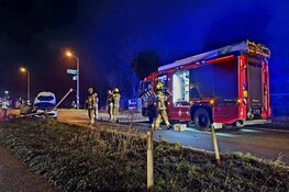 Veel schade bij ongeval op Noordervaart