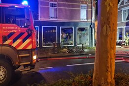 Grote brand op Stationsweg in Alkmaar
