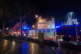 Grote brand op Stationsweg in Alkmaar