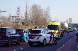 Fietsster gewond bij aanrijding Zijperstraat