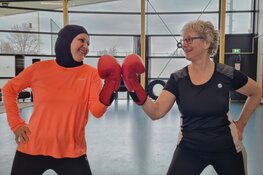 Els en Rukiye sporten wekelijks samen bij de aerobics lessen in de Oosterhout