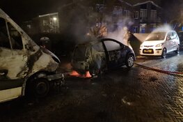 Autobrand aan Boendalehof in Alkmaar