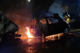 Autobrand aan Boendalehof in Alkmaar