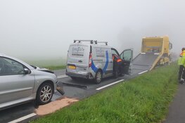 Ongeval met drie auto's op N246