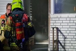 Brand in stacaravan in Alkmaar