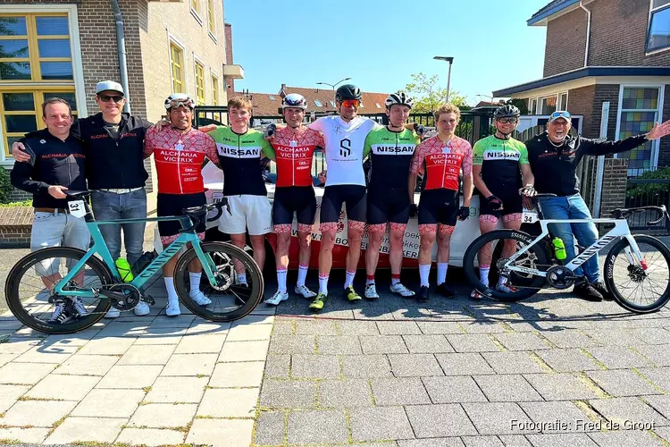 Alcmariaan Sjors de Waard presteert naar verwachting tijdens Tour de Lasalle 2023