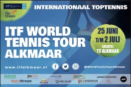 Tennistalenten proeven sfeer op ITF Alkmaar