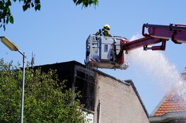 Brand aan de Frieseweg in Alkmaar