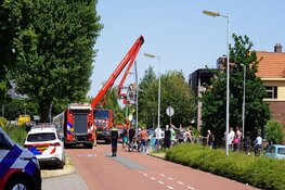 Brand aan de Frieseweg in Alkmaar