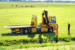 Motorrijder gewond na val van dijk in Driehuizen