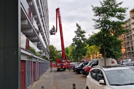 Meerdere woningen ontruimd na brand aan Melis Stokelaan