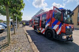 Brand onder dak van hotel in Heiloo