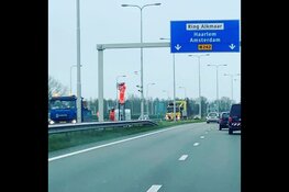 Mobiele flitspaal is terug op N242