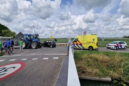 Tractorbestuurder onder invloed en veroorzaakt ongeluk