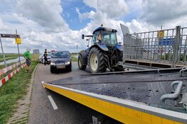 Tractorbestuurder onder invloed en veroorzaakt ongeluk