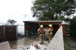Brand in bijgebouw G.H.A. De Zeeuwstraat Alkmaar