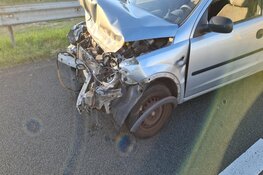 Bestuurder aangehouden na botsing op A9 bij Alkmaar