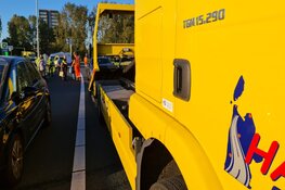 Bestuurder aangehouden na botsing op A9 bij Alkmaar