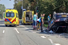 Twee gewonden bij ongeval op N9 bij Alkmaar
