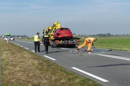 N246 dicht bij Starnmeer door ongeval