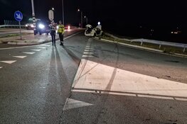 Veel schade bij botsing op Zuiddijk