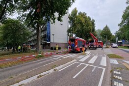 Brand in flat aan Muiderwaard