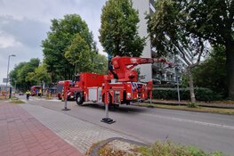 Brand in flat aan Muiderwaard