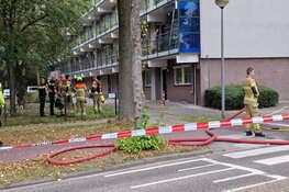 Brand in flat aan Muiderwaard