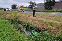Motorrijder gewond langs Hoeverweg