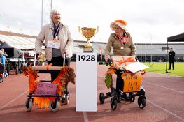 Succesvolle Nationale Rollatorloop in het Olympisch Stadion