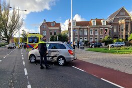 Schade bij aanrijding op Kennemersingel in Alkmaar