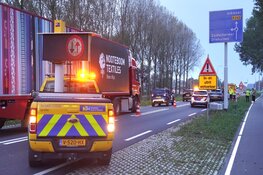 Kopstaartbotsing op Noordervaart bij Stompetoren