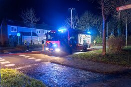 Auto vliegt uit de bocht en in brand: twee gewonden