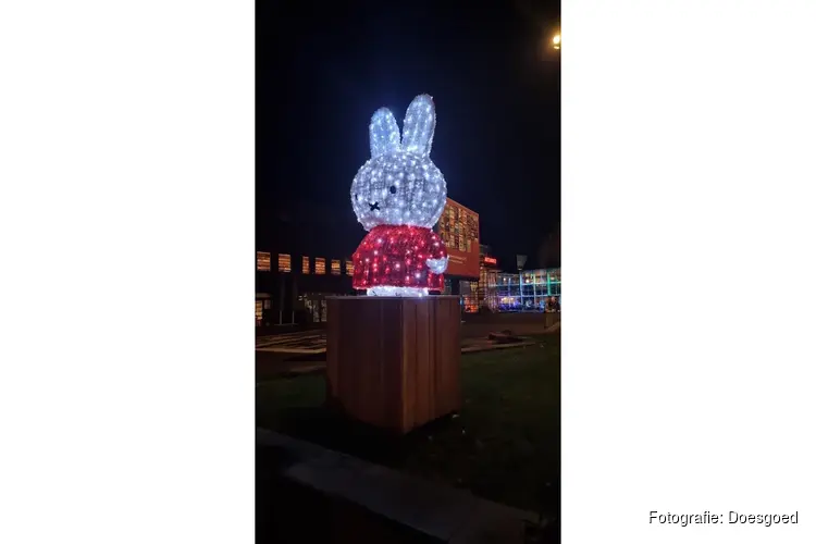 Nijntje schittert binnenkort als een verlicht standbeeld