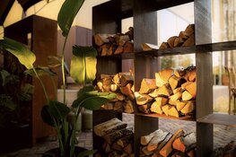 De veelzijdigheid van Cortenstaal houtopslag