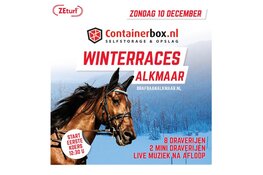 Zondag 10 December laatste koersdag van het jaar: negen Winterraces in de Alkmaar ZEturf Arena