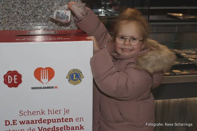 Douwe Egberts waardepunten voor de Voedselbank Alkmaar