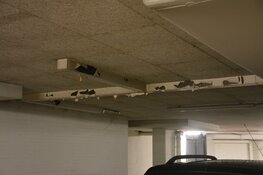 Schade in parkeergarage De Mare na brand van gisterenavond