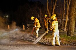 Mobiel toilet in brand gestoken in Egmond aan Zee